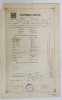TESTIMONIU SCOLAR , ACORDAT DE SCOALA MEDIE DE CONFESIUNE GRECO - ORIENTALA DIN BRASOV , 1911, TEXT IN LIMBA ROMANA !