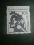 HOPCT TIMBRE MNH 892 DANTE ALIGHIERI 1971 - 1 VAL GERMANIA, Nestampilat