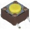 Microintrerupator, 6.2x6.2mm, OFF-(ON), SPST-NO, DIPTRONICS - DTSM-61Y-V-B