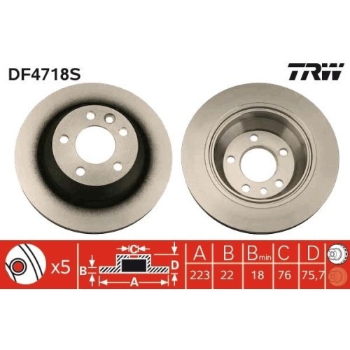 TRW Disc frana