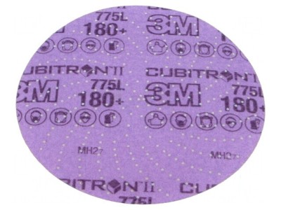 Rolă 150mm Granularitate 180 cu Orificii CUBITRON II foto