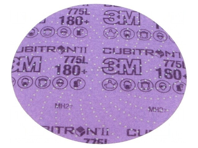Rolă 150mm Granularitate 180 cu Orificii CUBITRON II
