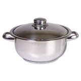 Oala inox Cocinera Zilan, 8 l, nr 26, capac inox, Zilan Floria