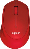 MOUSE LOGITECH, &quot;M330 Silent&quot;, PC sau NB, wireless, 2.4GHz, optic, 1000 dpi, butoane/scroll 3/1, , rosu, &quot;910-004911&quot; (timbru verde 0.18 lei)