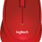 MOUSE LOGITECH, &quot;M330 Silent&quot;, PC sau NB, wireless, 2.4GHz, optic, 1000 dpi, butoane/scroll 3/1, , rosu, &quot;910-004911&quot; (timbru verde 0.18 lei)