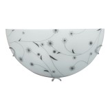 Aplica Flower Alb+Negru 1xE27 60W