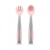 Set lingurita si furculita , roz, U-Grow