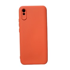 Huse silicon antisoc cu microfibra pentru Xiaomi Redmi 9A 4G Portocaliu