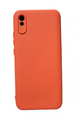 Huse silicon antisoc cu microfibra pentru Xiaomi Redmi 9A 4G Portocaliu foto