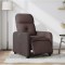 vidaXL Fotoliu rabatabil electric, maro &icirc;nchis, material textil 3206782