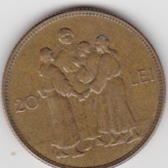 Romania 20 lei 1930 Hora foto