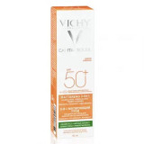 Vichy Capital Soleil Crema matifianta anti-stralucire 3 in 1 cu SPF 50+, 50 ml