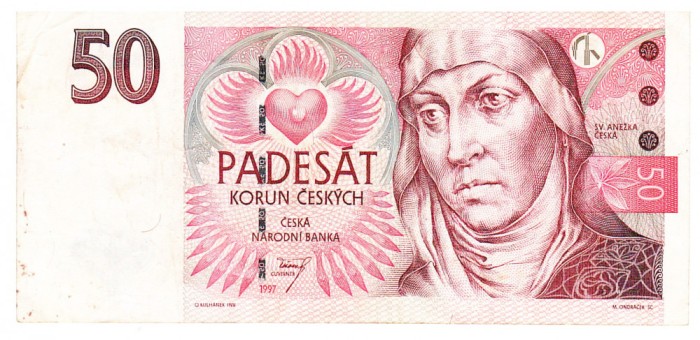 Cehia 50 Korun 1997 P-17 Seria 13486694