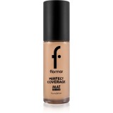 flormar Perfect Coverage Mat Touch Foundation machiaj cu efect matifiant pentru piele mixta spre grasa culoare 301 Soft Beige 30 ml