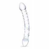 Dildo de sticlă - Glas Double Trouble