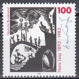 Germania 1993 - 100 de ani de la nașterea lui Hans Leip, scriitor și artist, MNH, Nestampilat