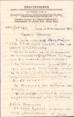 HST A1795 Semnătură olografă Octavian Rusu vicepreședinte ASTRA 1923 Sibiu foto