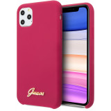 Husa TPU Guess pentru Apple iPhone 11 Pro, Silicone Vintage, Visinie GUHCN58LSLMGR