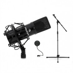 Auna SetStudio Stativ de microfon,POP-un microfon foto