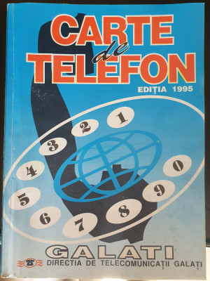 Carte de telefon Galati 1995, 500 pagini, stare perfecta foto