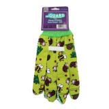 Manusi pentru gradina BSP Guard 1863, bumbac + PVC, verde, marimea 8