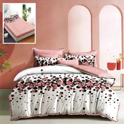 LENJERIE FINET 6 PIESE CU HUSĂ &amp;ndash; 160&amp;times;200 ȘI 180&amp;times;200 (HF6P77) - 160x200 foto