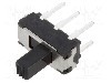 Intrerupator glisant, 2 pozitii, SPDT, BBM (non-shorting), ON-ON, E-SWITCH - EG1271A