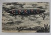 ZEPPELIN CU INSCRIPTIA &#039; ESPERANTO &#039; , CARTE POSTALA ILUSTRATA , INCEPUTUL SEC. XX