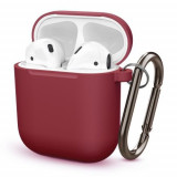 Husa Casti Apple AirPods Rosu Inchis