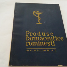 PRODUSE FARMACEUTICE ROMANESTI -SUPLIMENT-1965 RF2/3