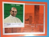 YEMEN, VISIT OF POPE PAUL VI - COLIȚĂ MNH IMPERF., Nestampilat