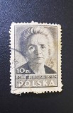 Polonia 1947 Oameni Ilustri Marie Curie-Skłodowska 10zł Ștampilat - OREF1