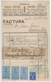 Romania, Iuliu Engel, vanzare de var, ciment, Factura, Arad, 1924