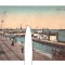 CP Galati - Vedere din port, circulata 1923, animata, stare buna