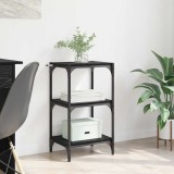 VidaXL Dulap pentru cărți Stejar negru 40 x 33 x 71 cm Lemn compozit