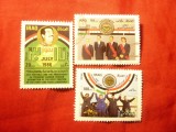 3 Timbre Irak 1986 si 1989 cu Sadam Husein , stampilate, Stampilat