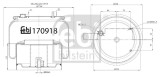 FEBI BILSTEIN 170918 Burduf, suspensie pneumatica