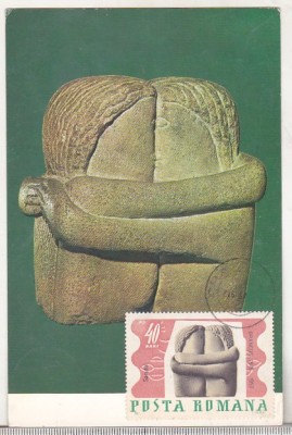 bnk fil Maxima Brancusi - Sarutul - Craiova 1967 foto