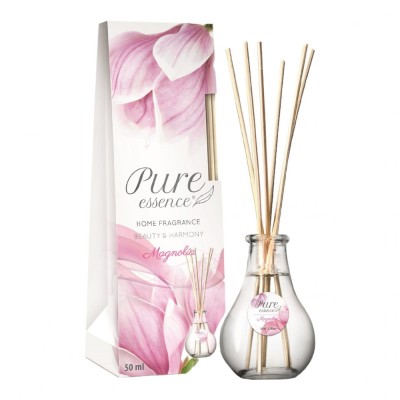 Difuzor cu betisoare parfumate Pure Essence, Magnolie, Revers, 50 ml foto
