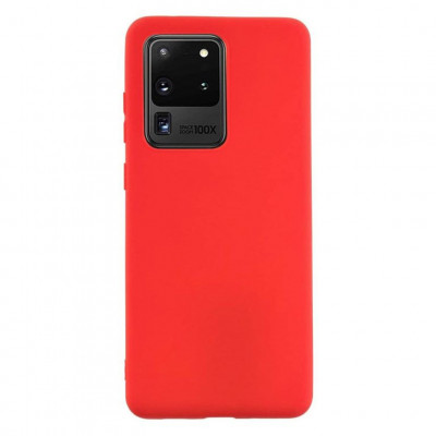 Husa Telefon Silicon Samsung Galaxy S20 Ultra g988 Matte Red foto