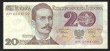 POLONIA 20 ZLOTI ZLOTYCH 1982 [2] P- 149a.2 , Prefix serie cu 2 Litere ( AM ) , UNC , necirculata