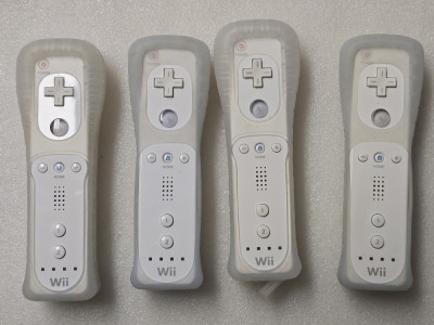 Controller Nintendo Wii Remote Alb RVL-003 + husa protectie foto