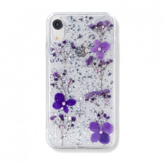 Husa Kavaro Gypsophila Series decorata cu Cristale PRECIOSA Originale iPhone XR purple foto