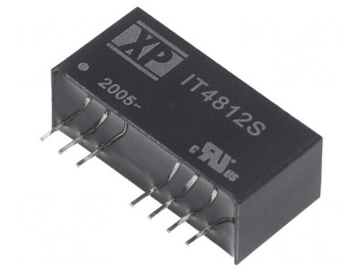 Convertor DC/DC 3W 18-75V la 12V/-12V SIP IT4812S foto