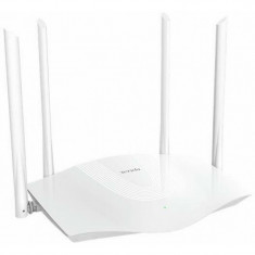 Router wireless Tenda, Dual-Band, 574 + 1201 Mbps, 4 antene, Alb foto