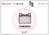 BREMBO P 50 013 PRIME LINE set placute frana,frana disc