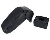 Cotiera Auto Premium Dedicata Audi A3 8L (1996-2003) ALM - Negru, Piele Ecologica, Spatiu Depozitare Captusit