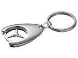 Breloc Cheie Oe Mercedes-Benz Jeton Cumparaturi Argintiu B66956285, Mercedes Benz