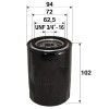 VALEO 586066 Filtru ulei