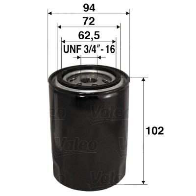 VALEO 586066 Filtru ulei
